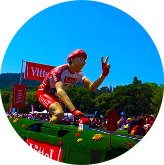 フランスアヌシーのツール・ド・フランス フランスアヌシーのツール・ド・フランス